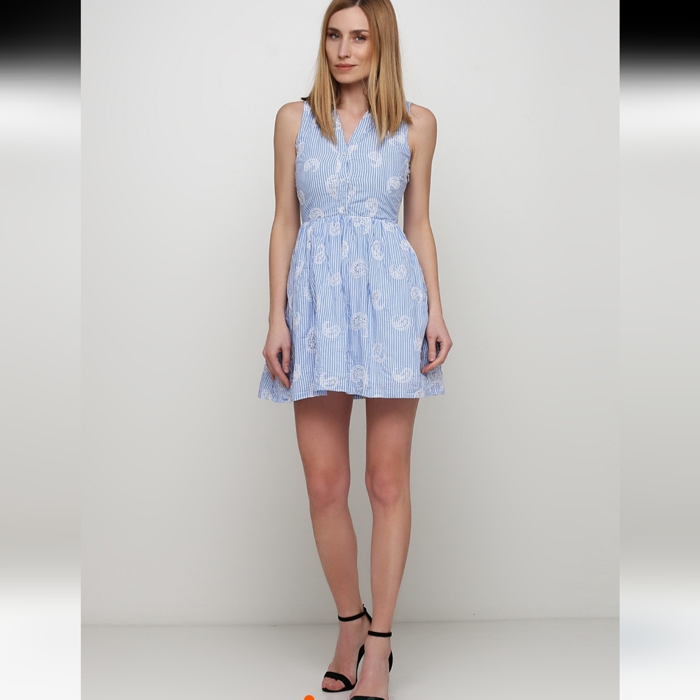 Jack Wills Embroidered Paisley Mini Dress